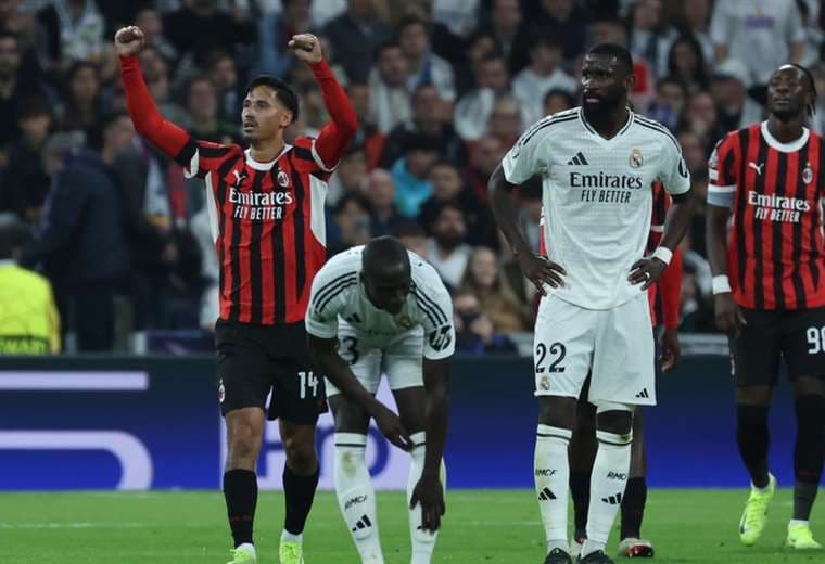 El Milan ganó (1-3) de visitante y empuja a la crisis a un endeble Real Madrid