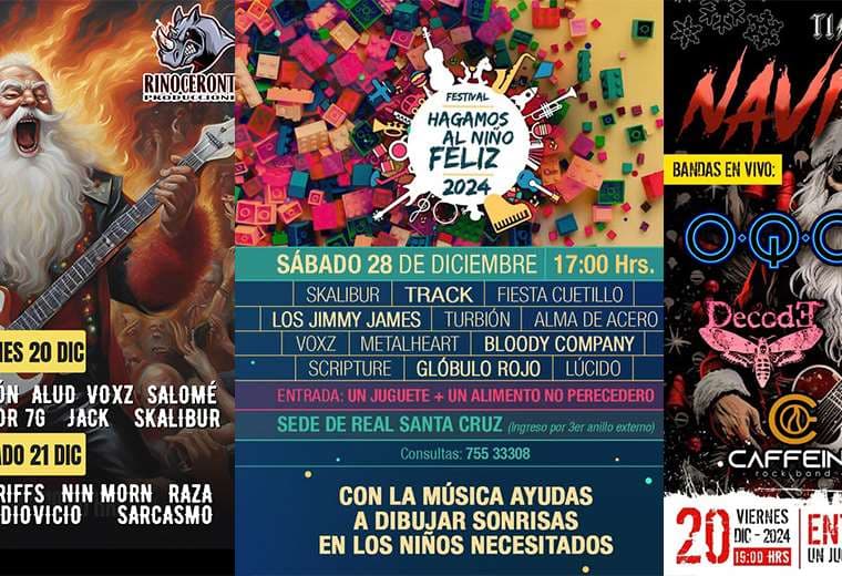 A rockear con sentido solidario: al menos 4 festivales en las ciudades del eje central, cuya entrada es un juguete