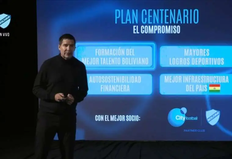 Marcelo Claure realizó el Lanzamiento Centenario del club Bolívar 