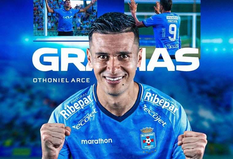 Imagen publicada por el club Blooming anunciando la salida de Othoniel Arce