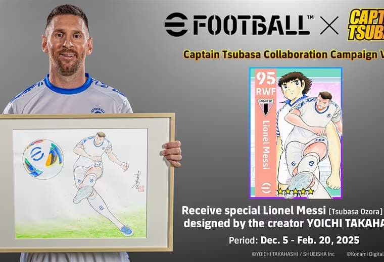 eFootball x Captain Tsubasa: nuevos modos, eventos y cartas diseñadas por Yoichi Takahashi