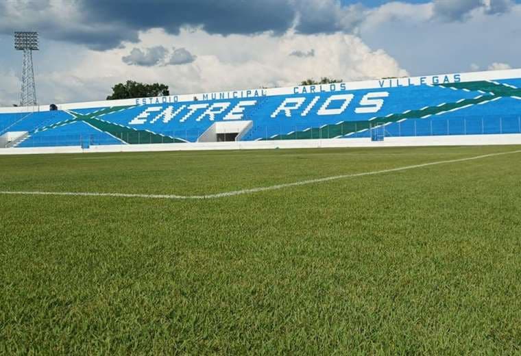 El estadio de Entre Ríos puede albergar partidos oficiales. Foto: Prensa San Antonio