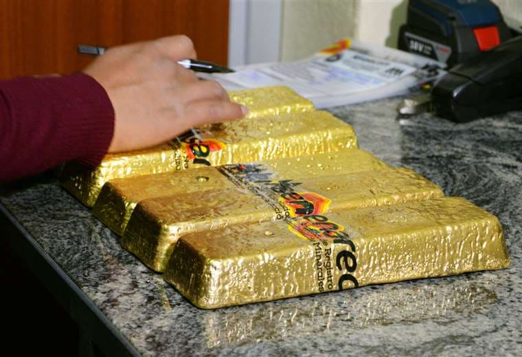 Bolivia tiene como sus principales exportaciones el oro/Foto: ABI