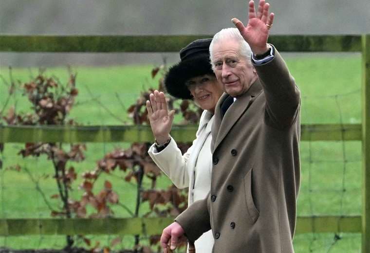 El rey Carlos III de Gran Bretaña y la reina Camilla de Gran Bretaña / AFP