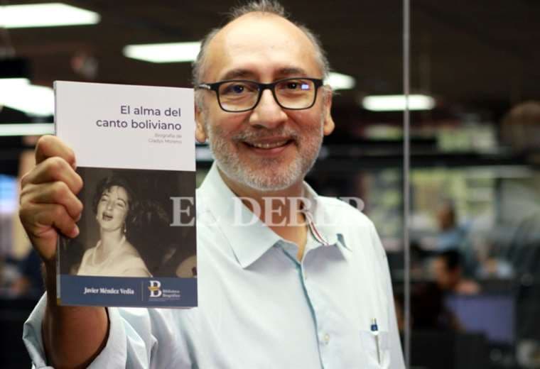 Javier Méndez Vedia, autor de la biografía de Gladys Moreno / Foto: Ricardo Montero