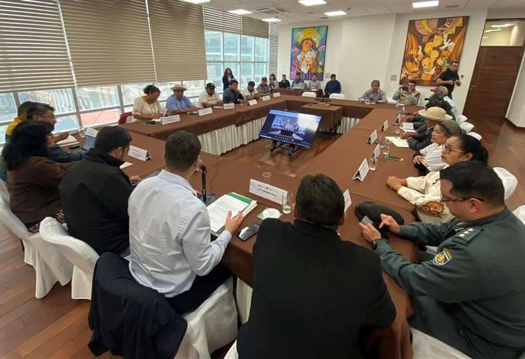 La reunión duró casi cuatro horas / Foto: Viceministerio de Autonomías