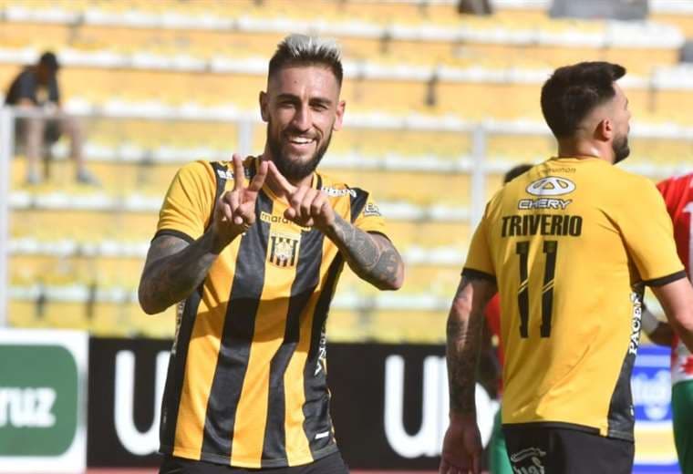 Luciano Ursino hizo el segundo gol del Tigre. Foto: APG Noticias