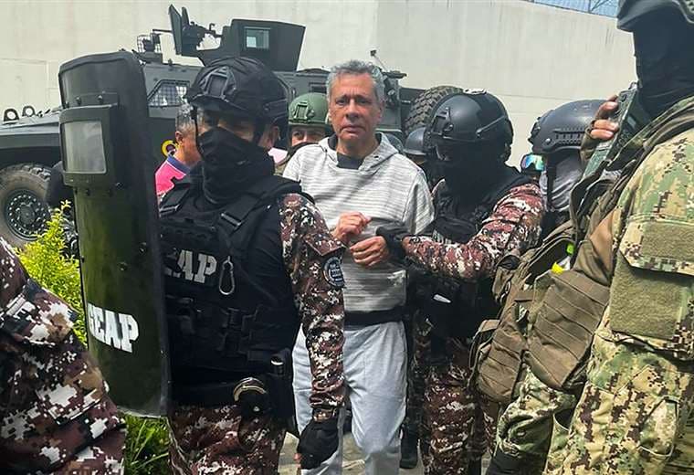 El exvicepresidente de Ecuador, Jorge Glas, detenido por la Policía/Foto: ReporteIndigo