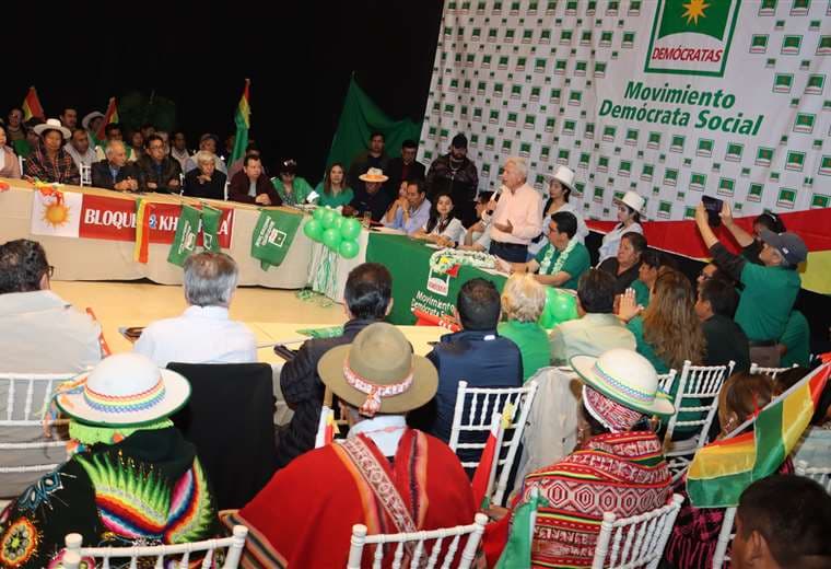 Reunión de Demócratas en Cochabamba. Foto: Demócratas 