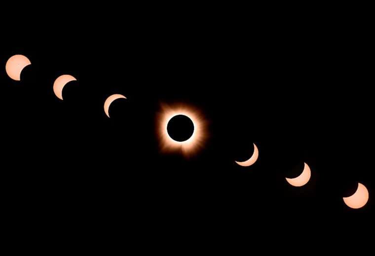 Eclipse total de Sol en EEUU, un viaje de cuatro minutos de la