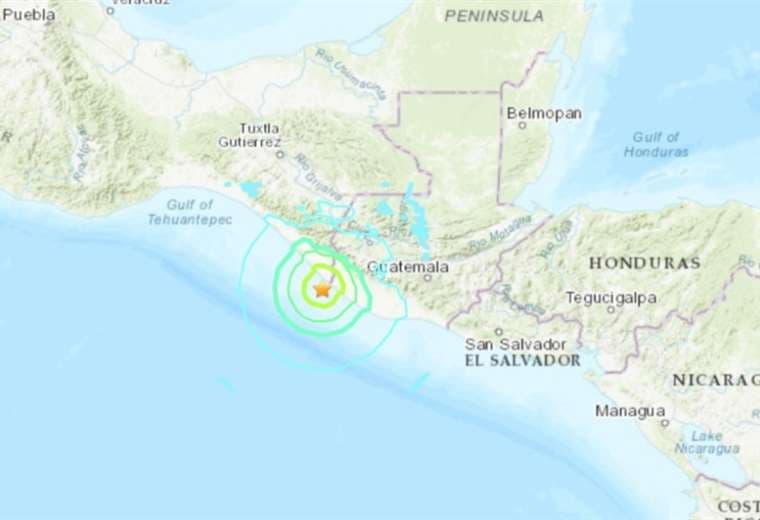 Sismo de magnitud 6,5 en Guatemala provoca algunos daños sin causar víctimas