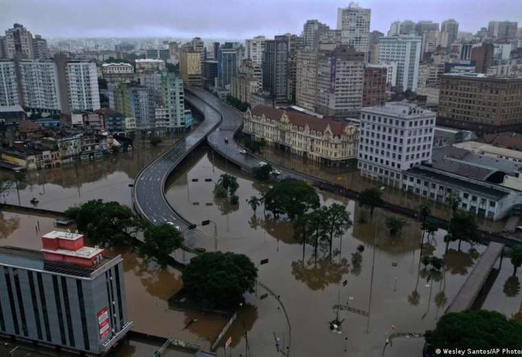 Las lluvias se intensifican en el inundado sur de Brasil