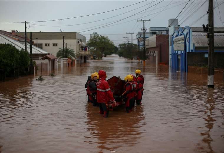 Lluvias en Río Grande do Sul, Brasil /Foto: AFP