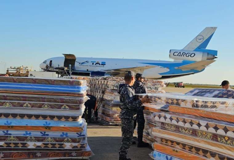 Bolivia envía 70 toneladas de ayuda humanitaria a Brasil