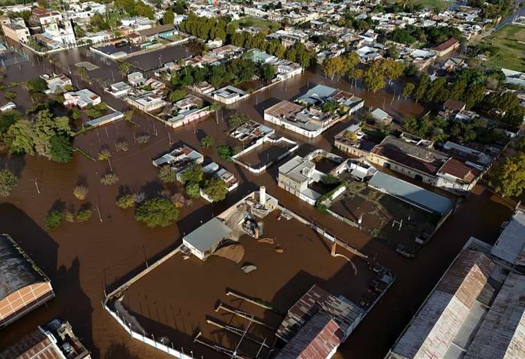 Paysandú (Uruguay),  inundada  /Foto: AFP