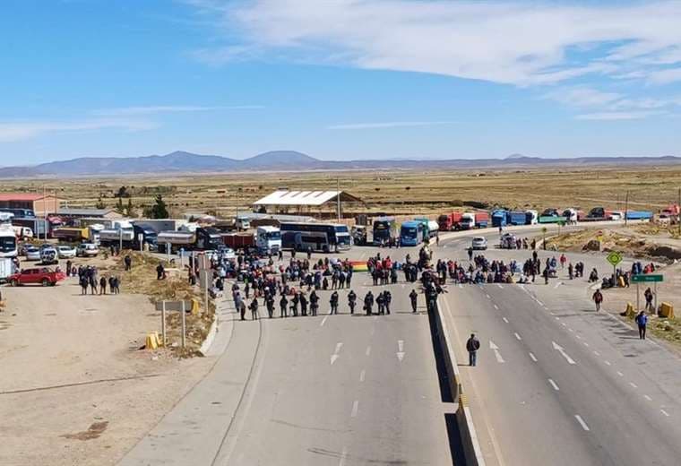 Tranca de Caihuasi, en Oruro/Foto: Enaltavoz