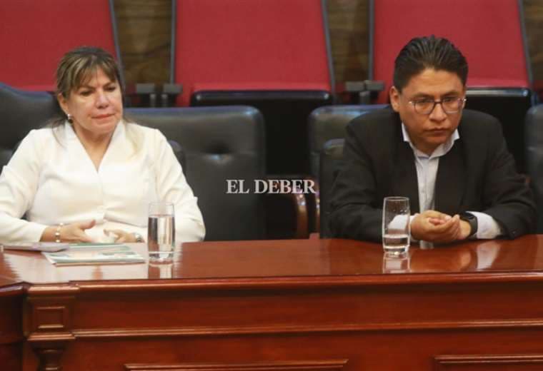 El Ministro de Justicia, Iván Lima se reunió con jueces y vocales/Foto: Juan C. Torrejón