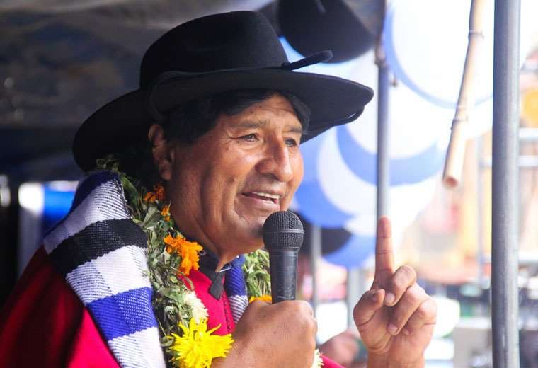 Evo Morales. Foto de archivo:@evoespueblo