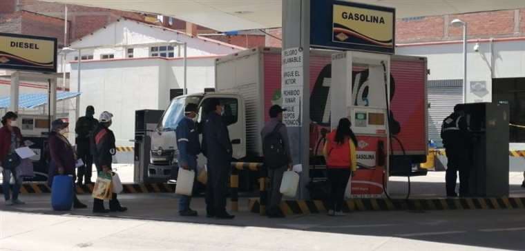 La venta de combustible fue restringuida por la ANH/Foto: Internet