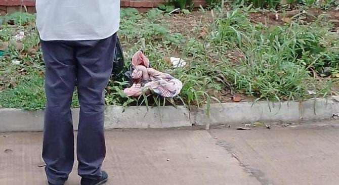 El bebé sin vida fue encontrado en una bolsa