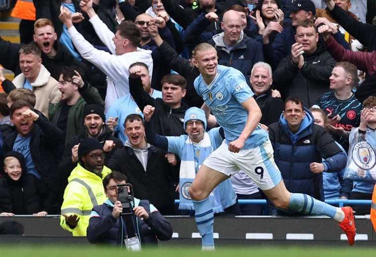 Imagen del partido entre Manchester City y Wolves. AFP