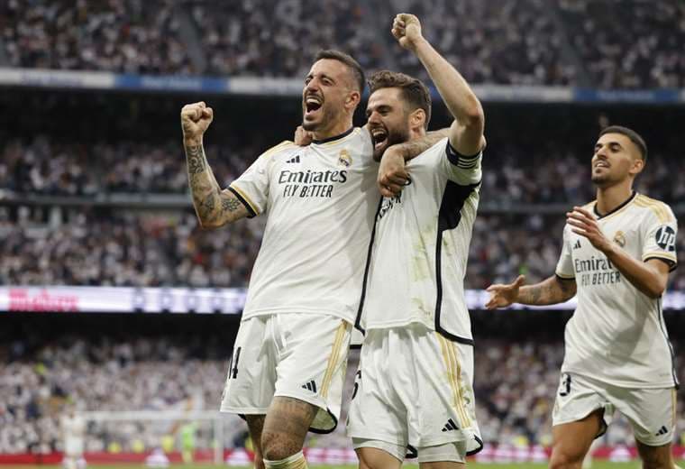 Imagen del partido entre Real Madrid y Cádiz. AFP