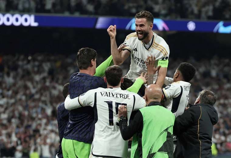 El Real Madrid celebran un gol /Foto: AFP