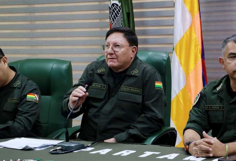 Erick Holguín, comandante de la Policía en Santa Cruz. Foto: Juan Carlos Torrejón