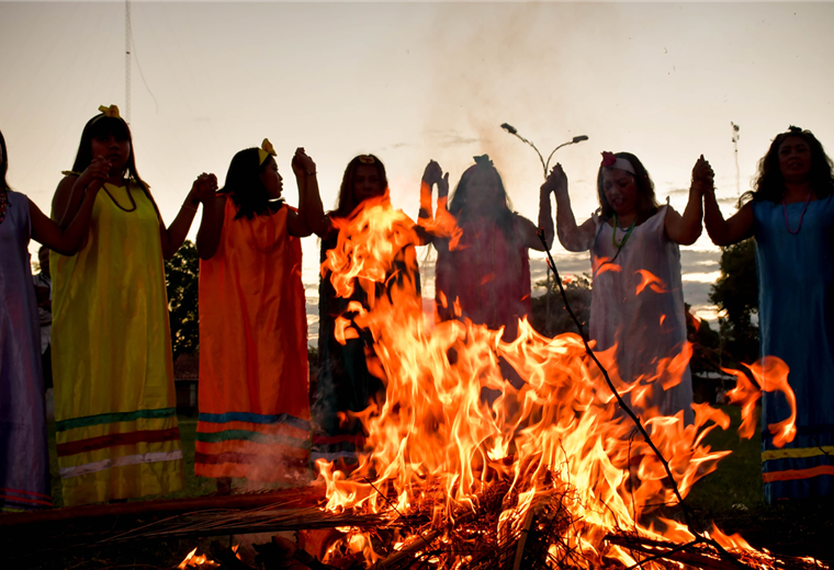 Lucero del Alba, el ritual guaraní con más de 18 horas de actividades festivas en Villa Paraíso 