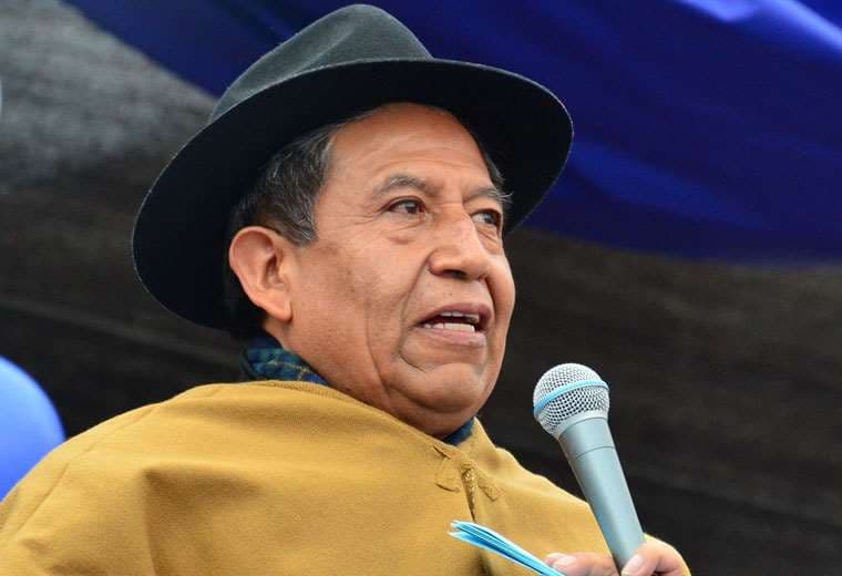 David Choquehuanca, presidente nato de la Asamblea. Foto: Vicepresidencia