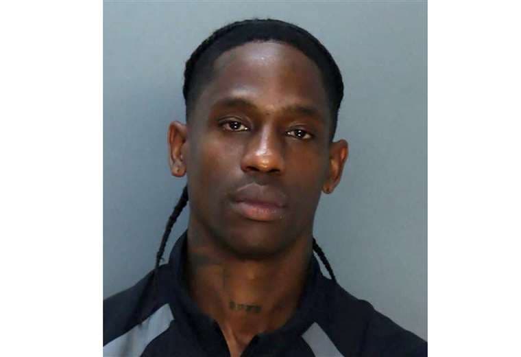 El rapero Travis Scott fue arrestado en Miami Beach / Correccional de Miami - AFP