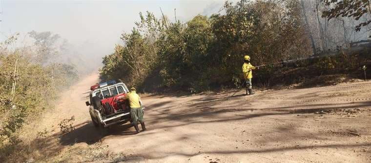 Cuatro municipios de la Chiquitania registran incendios forestales