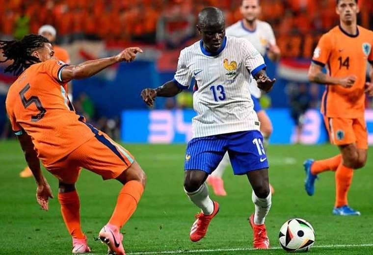 Sin Mbappé, Francia empató contra Países Bajos