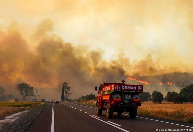 Sube a 12 cifra de muertos por incendio forestal en Turquía