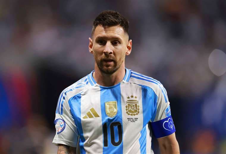 Lionel Messi, capitán de la selección de Argentina, en el debut de la Copa América / AFP