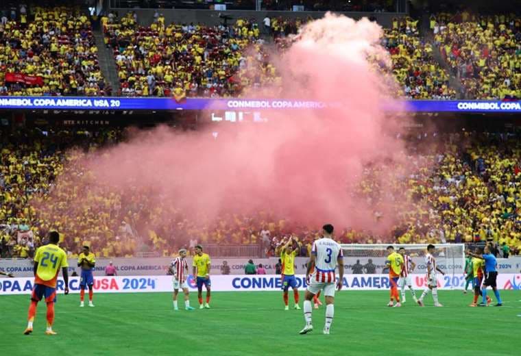 Colombia derrotó a Paraguay en el NRG Stadium de Houston, Texas. Foto: Internet