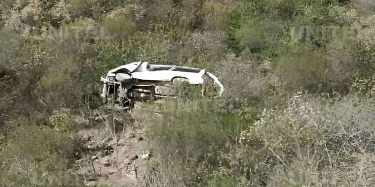 La Paz: accidente de minibús en la ruta a Luribay deja un muerto y seis heridos