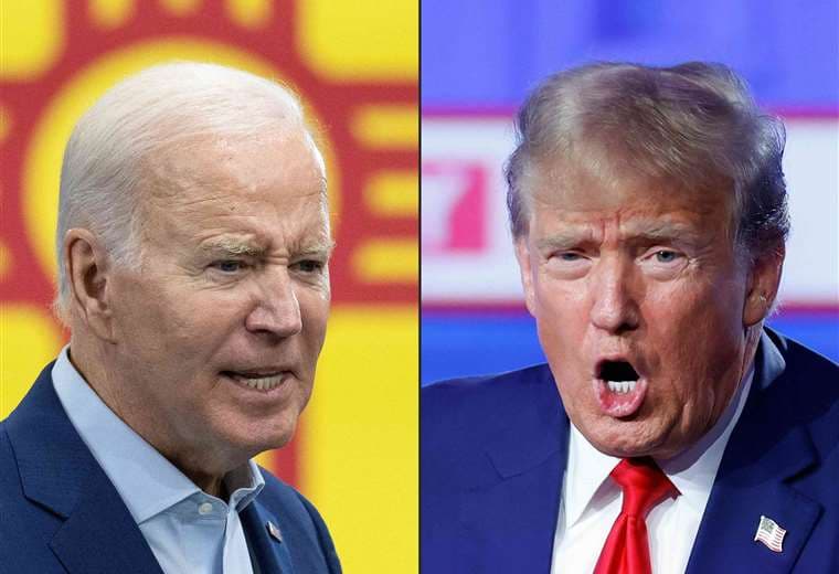 Joe Biden y Donald Trump se enfrentan esta noche en un histórico debate / AFP
