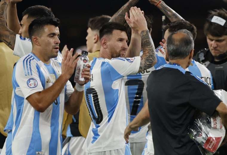 Argentina fue la primera selección en asegurar la clasificación. Foto: AFP
