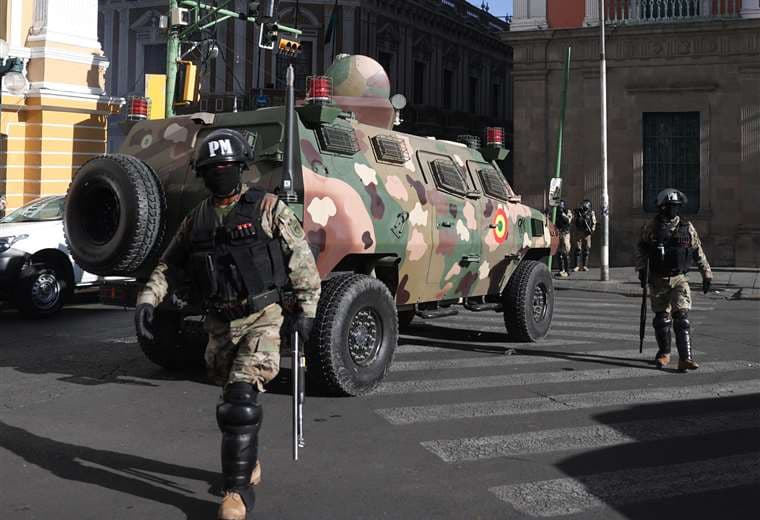El fallido golpe de Estado en La Paz se produjo el 26 de junio/Foto: Archivo
