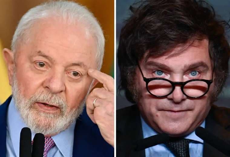 Los presidentes Luiz Inácio Lula da Silva y Javier Milei / AFP