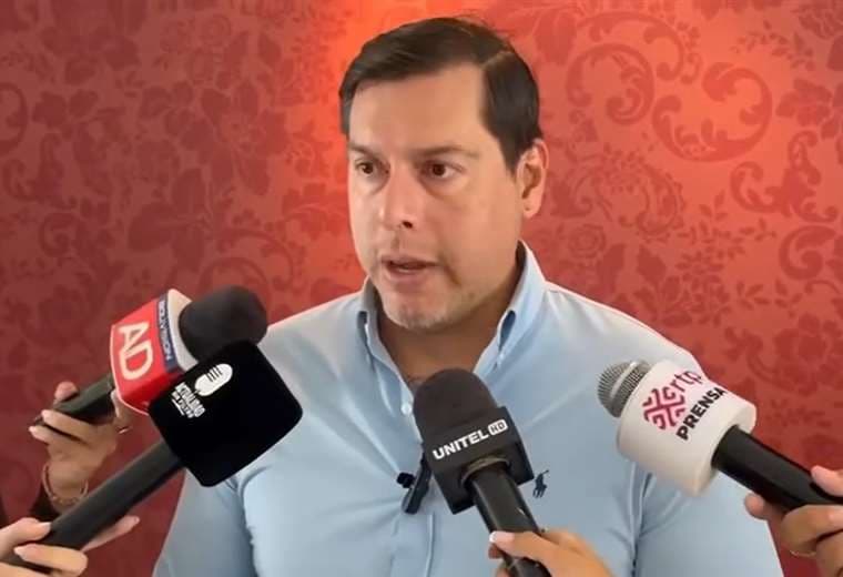 Martín Camacho, abogado del Gobernador electo de Santa Cruz/Foto: (captura video)