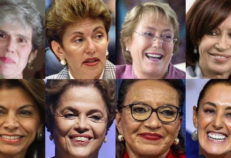 Quiénes son las 7 mujeres que fueron elegidas presidentas en América Latina antes de Claudia Sheinbaum