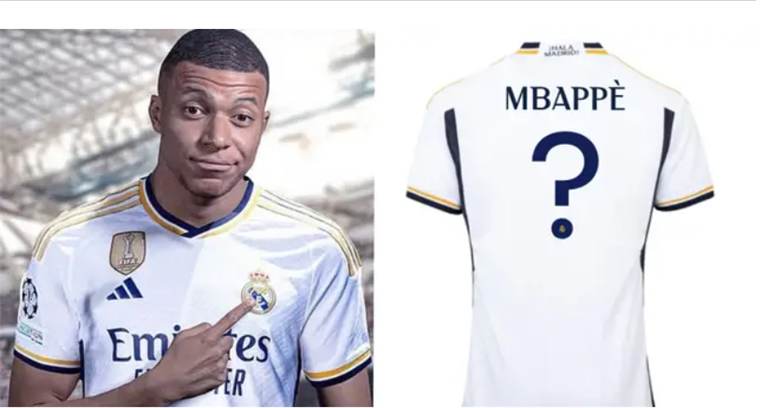 Real Madrid no comercializará camisetas de Mbappé hasta julio