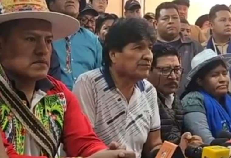 Evo Morales informó que el congreso del MAS será el lunes en Villa Tunari