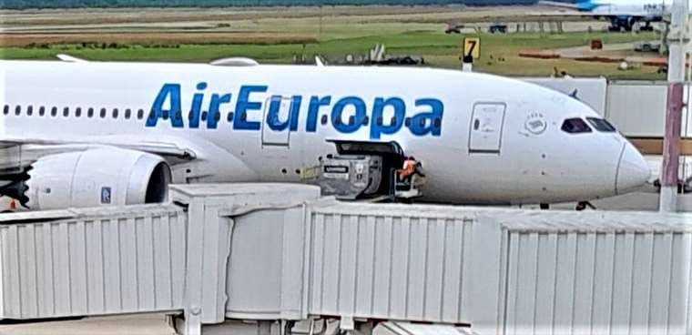 Imagen referencial de un avión de Air Europa/Foto: Archivo