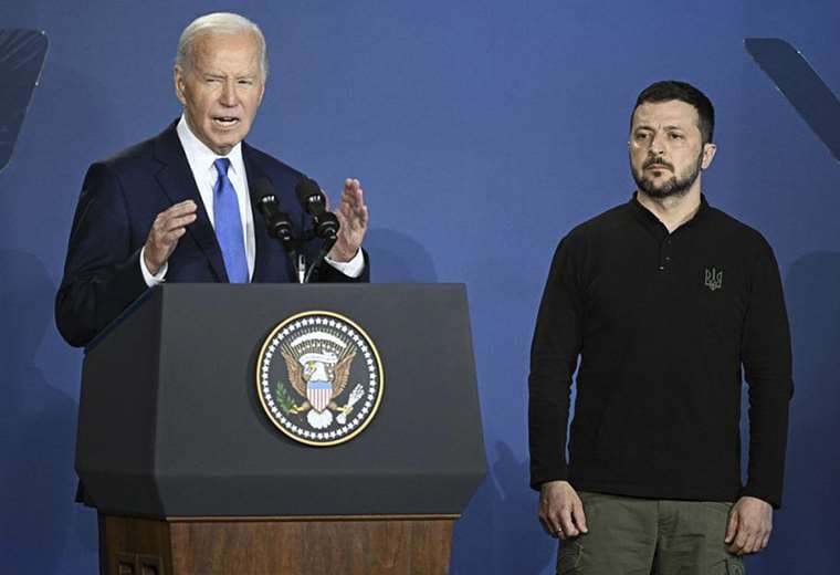 Joe Biden llama Putin a Vladimir Zelensky. Foto: Forbes