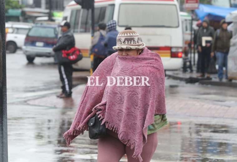 Intenso frío en Santa Cruz /Foto: Juan Carlos Torrejón