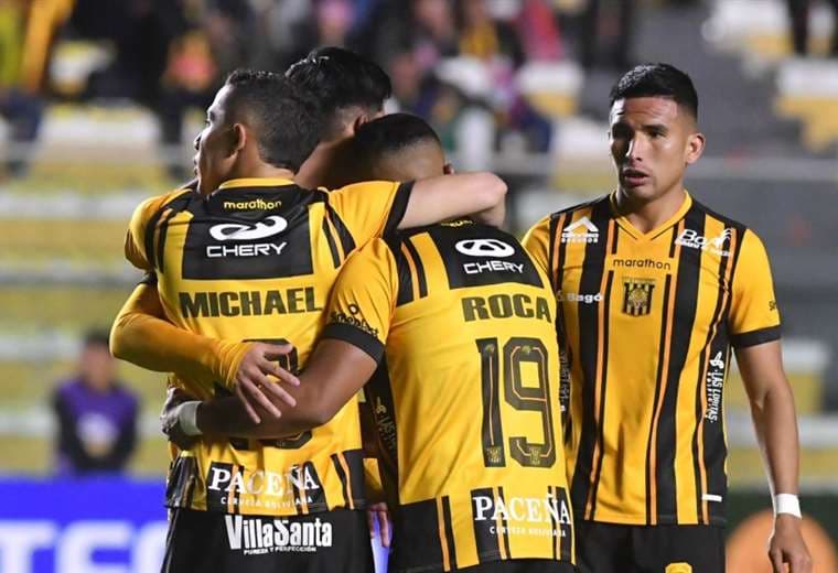 El Tigre visita a Peñarol.  Foto: Prensa The Strongest