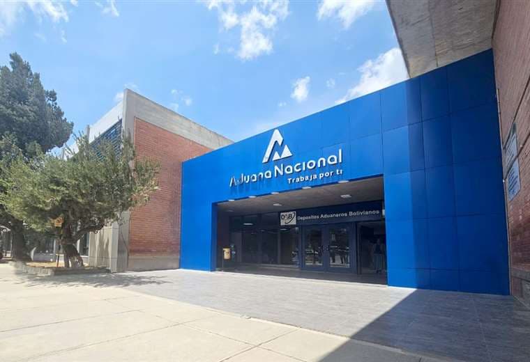 Instalaciones de la Aduana Nacional en La Paz/Foto: AN